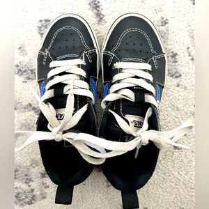 Youth size VANS leather athletic shoes